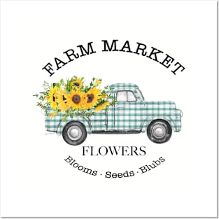 Farm Market Sunflowers A2 Posters and Art